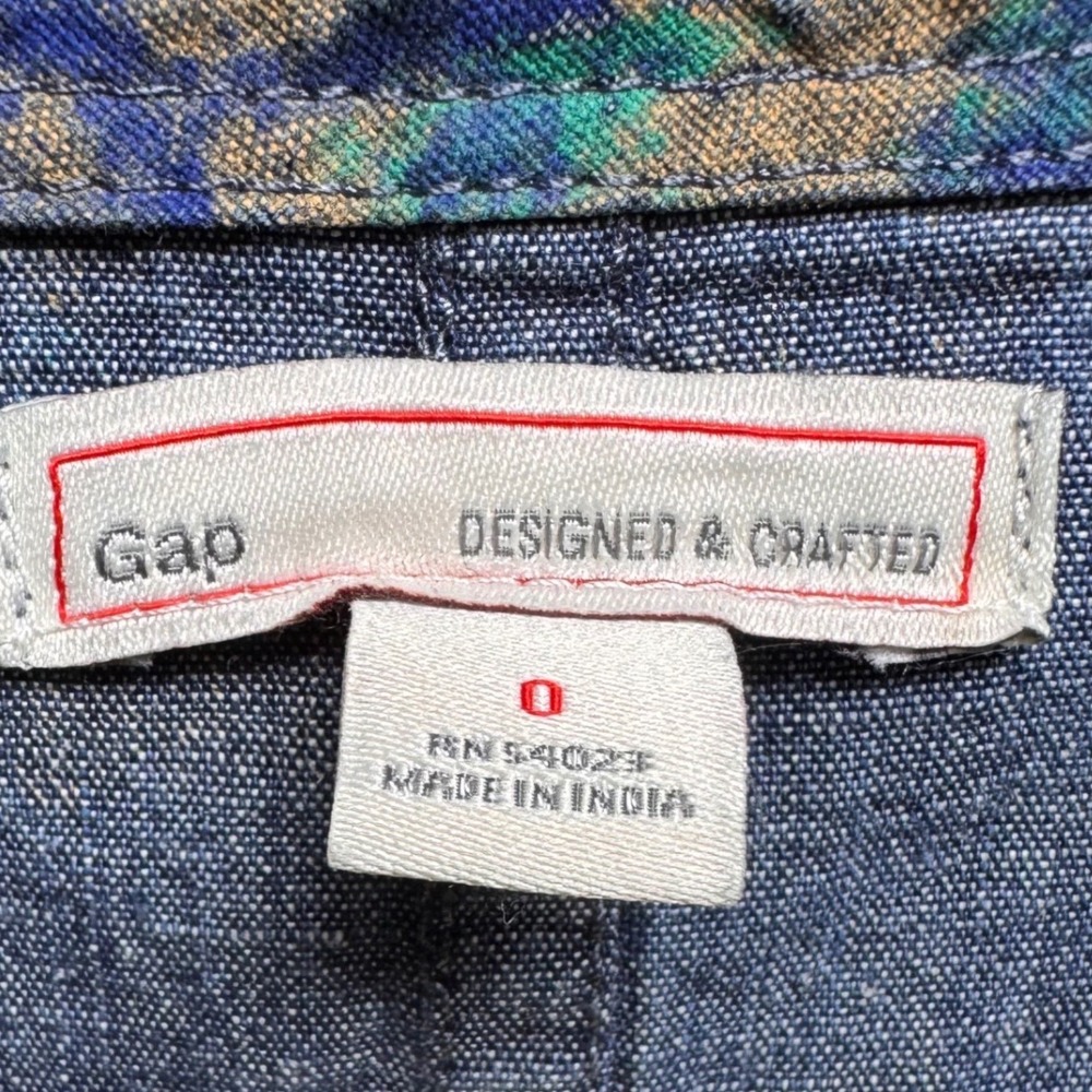 Gap Y2K Floral Mini Dress 0 Festival Cottage Goblincore Granny Garden Fairy Boho - Picture 10 of 11